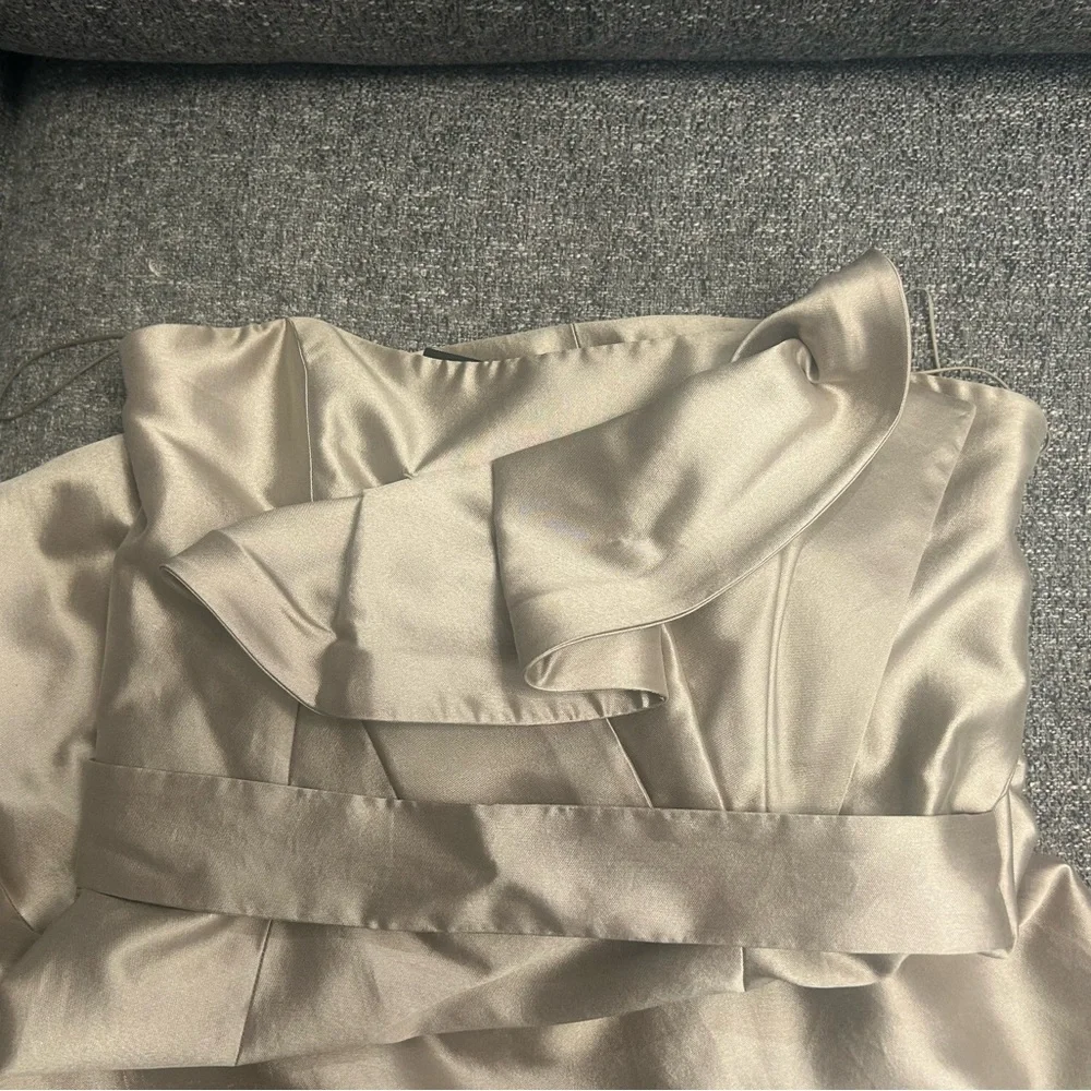 Christian Siriano 100% Silk Black Tie Evening Gown nwt - Picture 11 of 11